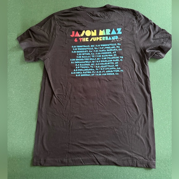 NWOT Unisex Jason Mraz Mystical Magical Rhythmical Radical Ride Tour Tee 2023 - Picture 4 of 5